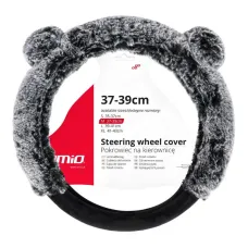 AMIO 04165 — Pokrowiec nakładka na kierownicę samochodową SWC-55-M 37-39cm AMIO-04165