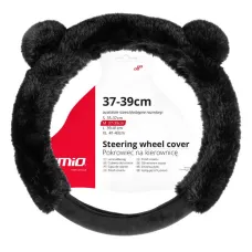 AMIO 04167 — Pokrowiec nakładka na kierownicę samochodową SWC-57-M 37-39cm AMIO-04167