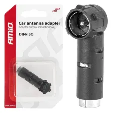 AMIO 03967 — Adapter antenowy redukcja wtyk DIN ISO kątowy AMIO-03967