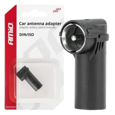 AMIO 03968 — Adapter antenowy redukcja wtyk DIN ISO kątowy AMIO-03968