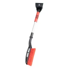 AMIO 04150 — Szczotka zmiotka skrobaczka do szyb śniegu lodu teleskopowa 75-94cm AMIO-04150