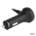 Rozdzielacz rozgałęźnik trójnik zapalniczki + woltomierz ładowarka USB USB-C 12V 24V AMIO-03781