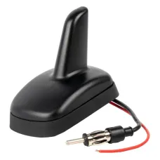 AMIO 04159 — Antena samochodowa ze wzmacniaczem uniwersalna typu rekin z wtykiem DIN AMIO-041...
