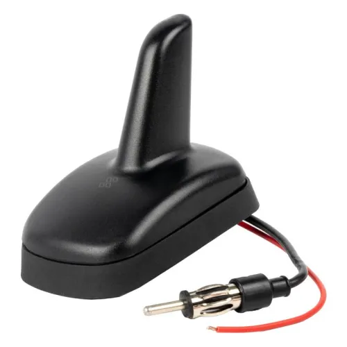 Antena samochodowa ze wzmacniaczem uniwersalna typu rekin z wtykiem DIN AMIO-04159