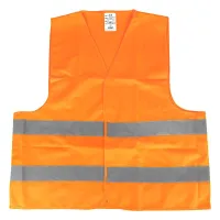 Kamizelka ostrzegawcza odblaskowa pomarańczowa z certyfikatem XXXL AMIO-03986
