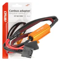 Rezystor opornik CANBUS do żarówek LED 50W H7 AMIO-04089