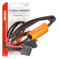 AMIO 04089 — Rezystor opornik CANBUS do żarówek LED 50W H7 AMIO-04089