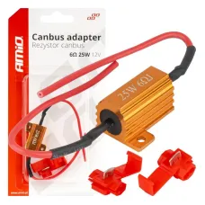AMIO 04092 — Rezystor CANBUS opornik do żarówek LED 6ohm 25W AMIO-04092