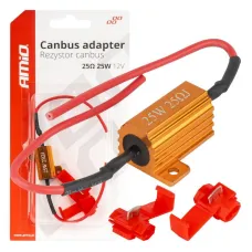 AMIO 04093 — Rezystor CANBUS opornik do żarówek LED 25ohm 25W AMIO-04093