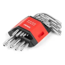 AMIO 01040 — Klucze TORX krótkie CRV 9 szt. AMIO-01040