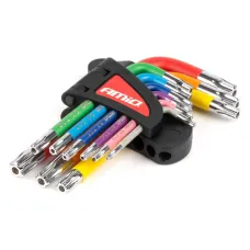 AMIO 04300 — Klucze TORX krótkie zestaw 9 szt. S2 AMIO-04300