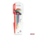 Klucze TORX extra długie zestaw imbusy zestaw 9 szt. S2 AMIO-04301
