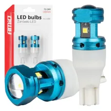 AMIO 04251 — Żarówki LED CANBUS T15 W16W 4SMD 1860XS White 12V 24V AMIO-04251