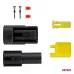 Złącze elektryczne wodoodporne zestaw 1 PIN 2.2mm AMIO-04345