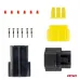Złącze elektryczne wodoodporne zestaw 3 PIN 2.2mm AMIO-04347