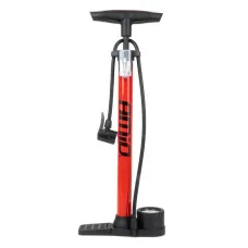 AMIO 04343 — Pompka ręczna metalowa z manometrem MINI PU08 AMIO-04343