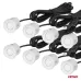 Zestaw czujników parkowania cofania LED 8 sensorów białe AMIO-01601