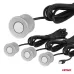 Czujniki parkowania cofania srebrne LED 3D AMIO-03187