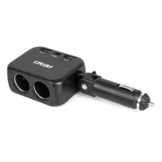 AMIO 04357 — Rozdzielacz gniazda zapalniczki z ładowarką 2x USB-A 1x USB-C 12V 24V 100W 180° ...
