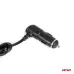 Rozdzielacz gniazda zapalniczki z ładowarką 2x USB-A ON/OFF LED 12V 24V 100W 70cm AMIO-04363
