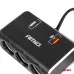 Rozdzielacz gniazda zapalniczki z ładowarką 2x USB-A QC3.0 12V 24V 120W 80cm AMIO-04364