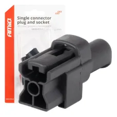 AMIO 04345 — Złącze elektryczne wodoodporne zestaw 1 PIN 2.2mm AMIO-04345