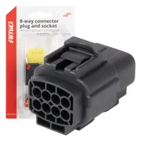Złącze elektryczne wodoodporne zestaw 8 PIN 2.2mm AMIO-04350