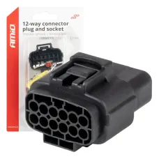 AMIO 04352 — Złącze elektryczne wodoodporne zestaw 12 PIN 2.2mm AMIO-04352