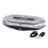 Belka ostrzegawcza bezprzewodowa LED z pilotem R65 R10 326x186x63 26W 12V 24V AMIO-04369