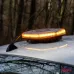 Belka ostrzegawcza bezprzewodowa LED z pilotem R65 R10 326x186x63 26W 12V 24V AMIO-04369