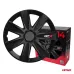 Kołpaki samochodowe 4szt. komplet GTX czarny carbon 14
