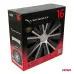 Kołpaki samochodowe 4szt. komplet Rapide czarno srebrne 16