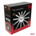 Kołpaki samochodowe 4szt. komplet Trend czarno srebrne 16