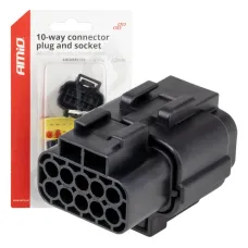 AMIO 04351 — Złącze elektryczne wodoodporne zestaw 10 PIN 2.2mm AMIO-04351