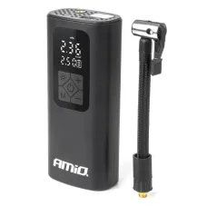 AMIO 04377 — Kompresor samochodowy bezprzewodowy akumulatorowy powerbank LED USB-C 40W AMIO-0...