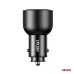 Ładowarka samochodowa 2x USB-C + USB-A 12V 24V 95W AMIO-04372