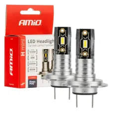 AMIO 03332 — Żarówki samochodowe LED seria H-mini H7 H18 6500K Canbus AMIO-03332