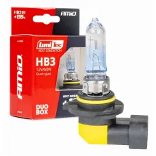 AMIO 04406 — Żarówki halogenowe HB3 12V 60W LumiTec NEXT GENERATION +135% DUO AMIO-04406