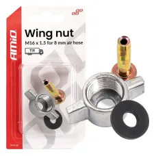 AMIO 04499 — Nakrętka kompresora motylek M16 x 1.5 dla 8mm AMIO-04499