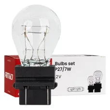 AMIO 04513 — Żarówki halogenowe P27/7W 12V 27/7W W2.5X16q 10szt. AMIO-04513
