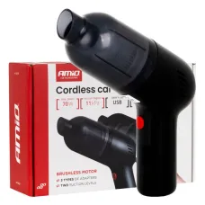 AMIO 04416 — Odkurzacz samochodowy bezprzewodowy bezszczotkowy 70W 11kPa USB-C VC-08 HEPA AMI...