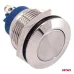 Włącznik płaski okrągły stalowy ON/OFF 19mm 5A 12/230V AMIO-04474
