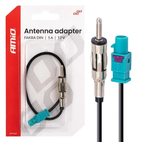 Adapter antenowy FAKRA DIN 5A 12V AMIO-04443