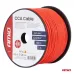 Przewód jednożyłowy czerwony CCA 1x1mm2 100m 5A 12/230V AMIO-04451