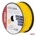 Przewód jednożyłowy żółty CCA 1x1.5mm2 50m 7.5A 12/230V AMIO-04449