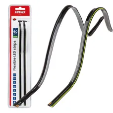 AMIO 04577 — Paski LED COB do samochodu boczne zielone 2x30cm 12V AMIO-04577