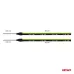 Paski LED COB do samochodu boczne zielone 2x30cm 12V AMIO-04577