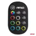 Paski LED COB do samochodu wielobarwne multi kolor RGB z pilotem 2x30cm 12V AMIO-04579
