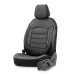 Komplet pokrowców na fotele samochodowe OTOM INSPIRE 3501 BLACK ECO-LEATHER 3-ZIP