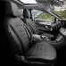 Komplet pokrowców na fotele samochodowe OTOM INSPIRE 3501 BLACK ECO-LEATHER 3-ZIP